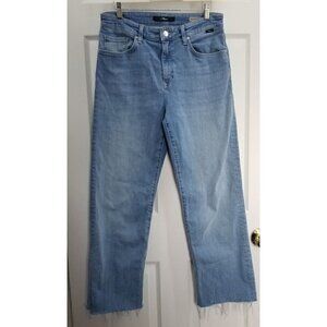 Mavi Barcelona Jeans High Rise Wide Leg Light Wash 29/28